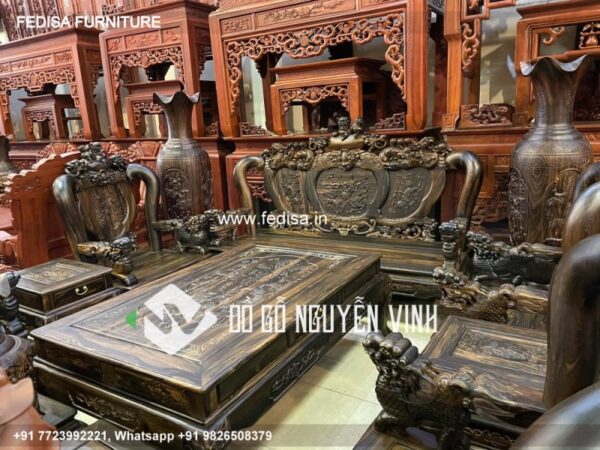 Wooden Sofa Set Wooden Sofa Set Under 8000 No-1225 L Shape Wooden Sofa Set