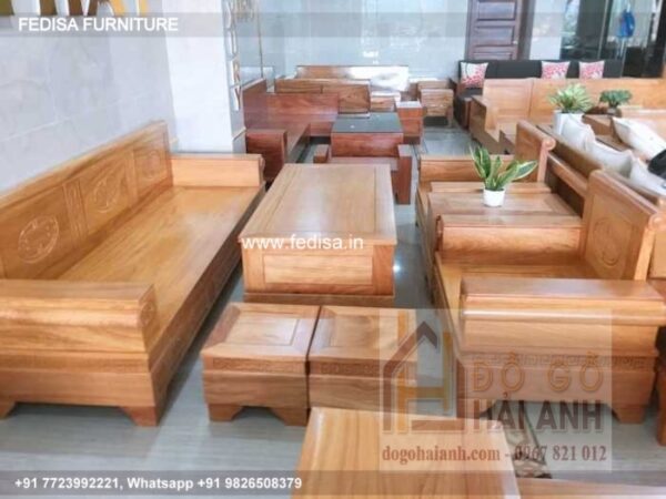 Wooden Sofa Set Wooden Pida Set Sofa No-1239 22 Seater Wooden Sofa