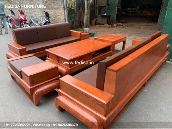 Wooden Sofa Set Wooden L Shape Sofa Under 15000 No-1278 Royal Wooden Sofa Set