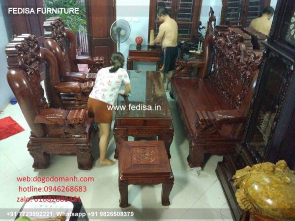 Wooden Sofa Set Wooden Wooden Sofa Set No-1296 L Shape Wooden Sofa