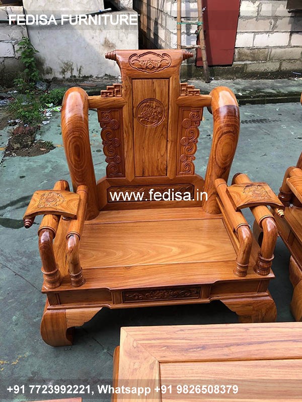 Wooden Sofa Set Wooden Leather Sofa Set No-1297 Wooden Settee