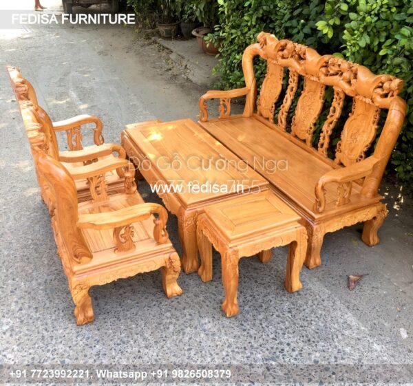 Wooden Sofa Set Wooden U Shaped Sofa No-1298 Wooden Sofa Cushion Price
