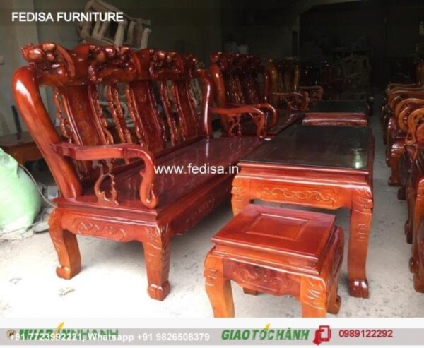 Wooden Sofa Set Wooden Cane Sofa Set No-1326 Simple Sofa Set Wooden