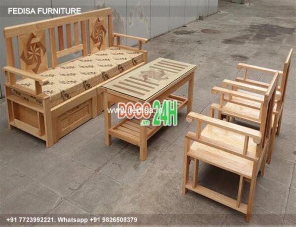 Wooden Sofa Set Wooden Designer Sofa Set No-1359 Wooden Sofa Set Online