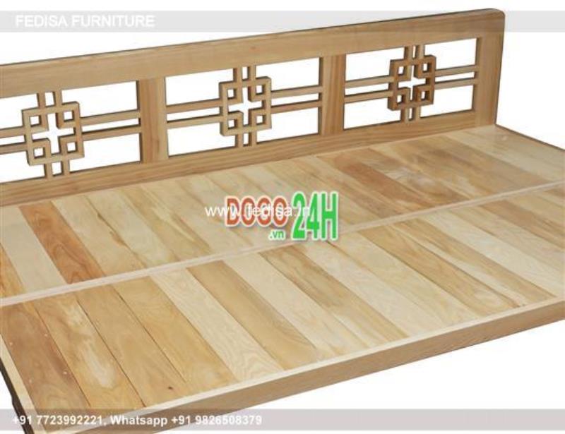 Wooden Sofa Set Wooden L Shaped Leather Couch No-1398 Wooden Sofa 5 Seater