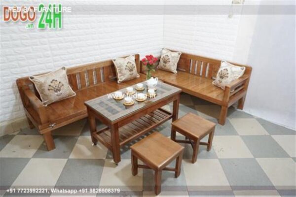 Wooden Sofa Set Wooden Single Sofa Set No-1407 Designer Wooden Sofa Set