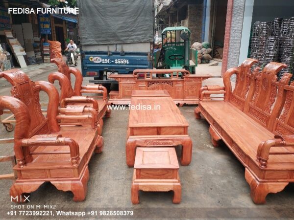 Wooden Sofa Set Wooden Type Of Sofa No-1484 Wooden Sofa Set Online Flipkart