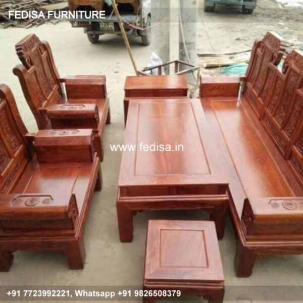 Wooden Sofa Set Wooden Elegant Sofa Set No-1492 Wooden Settee