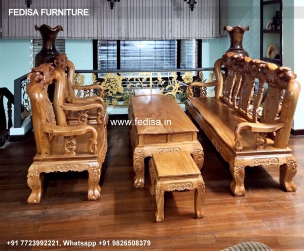 Wooden Sofa Set Wooden Bamboo Sofa Set Price No-1505 7 Seater Wooden Sofa Below 10000
