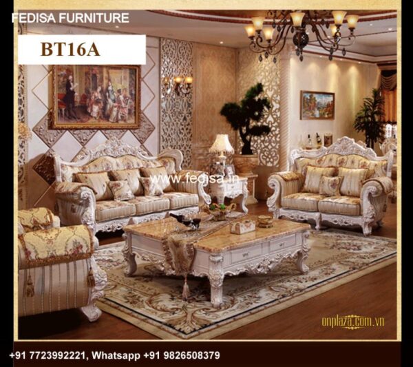Wooden Sofa Set Wooden Brown Leather Sofa Set No-1527 Royal Wooden Sofa Set