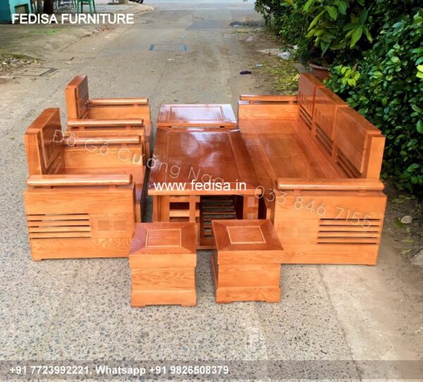 Wooden Sofa Set Wooden Bed And Sofa Set No-1602 Designer Wooden Sofa Set