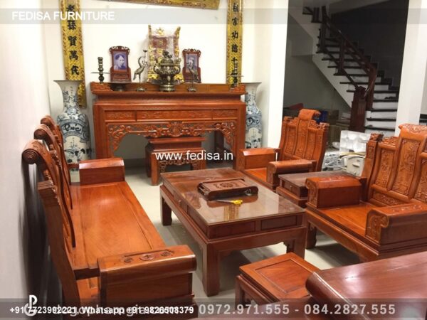 Wooden Sofa Set Wooden Traditional Living Room Sets No-1621 L Shape Wooden Sofa