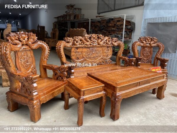 Wooden Sofa Set Wooden L Shaped Sofas For Sale No-1635 9 Seater Wooden Sofa Below 10000