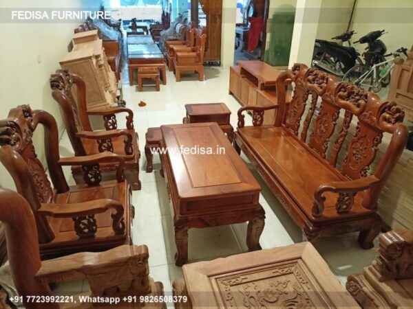 Wooden Sofa Set Wooden Farnichar Sofa Set No-1656 Godrej Wooden Sofa
