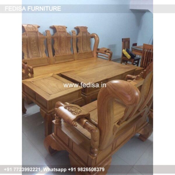 Wooden Sofa Set Wooden Second Hand Sofa Set Price No-1669 L Shape Wooden Sofa Set