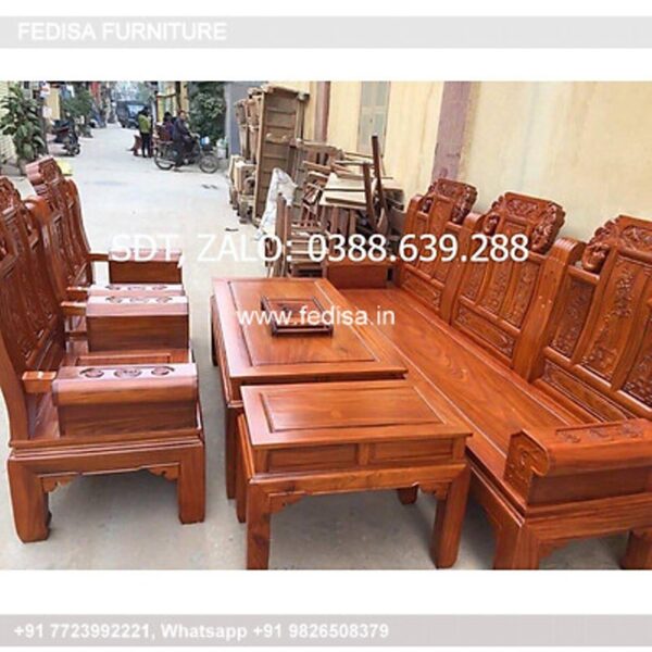 Wooden Sofa Set Wooden 7 Seater L Shape Sofa No-1672 Amazon Wooden Sofa Set