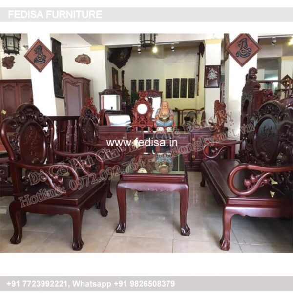 Wooden Sofa Set Wooden Seven Seater Sofa Set No-1675 Old Wooden Sofa Set Olx