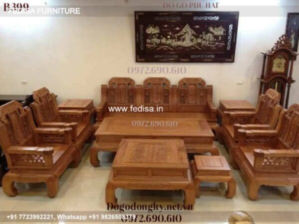 Wooden Sofa Set Wooden 3 Seater Sofa Under 10000 No-1684 Wooden Sofa Set Online