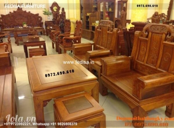 Wooden Sofa Set Wooden Golden Sofa Set No-1701 31 Seater Wooden Sofa Set