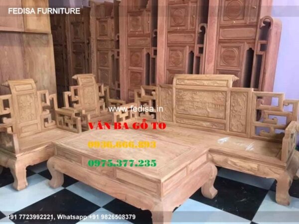 Wooden Sofa Set Wooden Lakdi Sofa Set Price No-1710 9 Seater Wooden Sofa Set