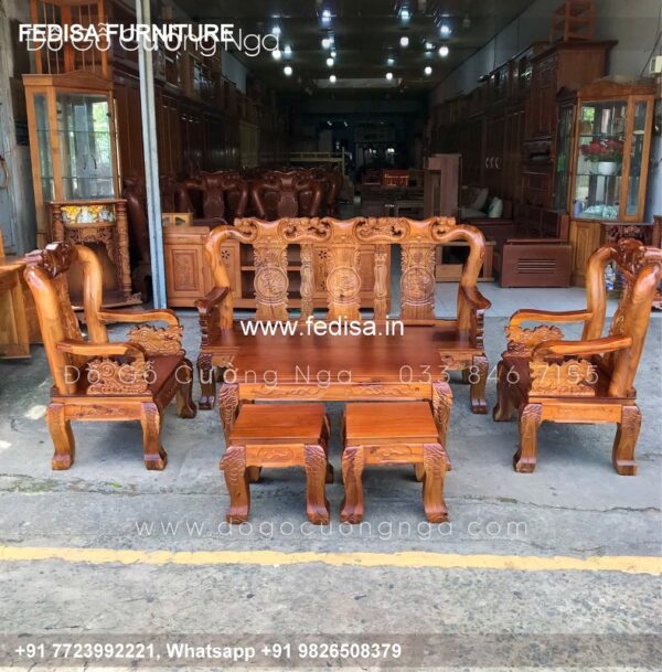 Wooden Sofa Set Wooden Hometown Sofa Set No-1731 Royal Oak Wooden Sofa Set