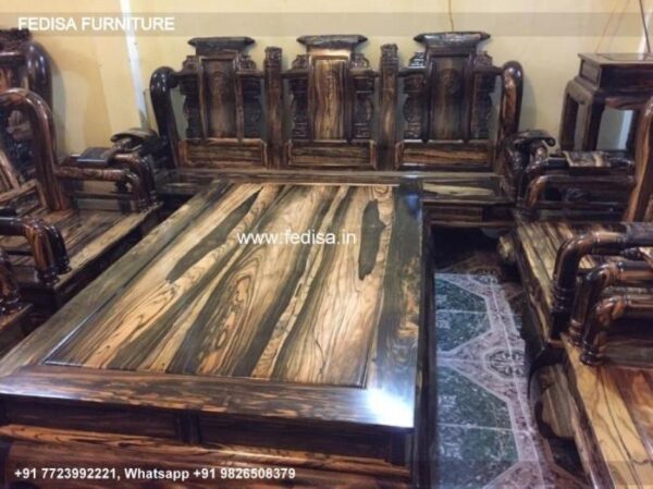 Wooden Sofa Set Wooden 6 Seater Wooden Sofa Set No-1756 Urban Ladder Wooden Sofa