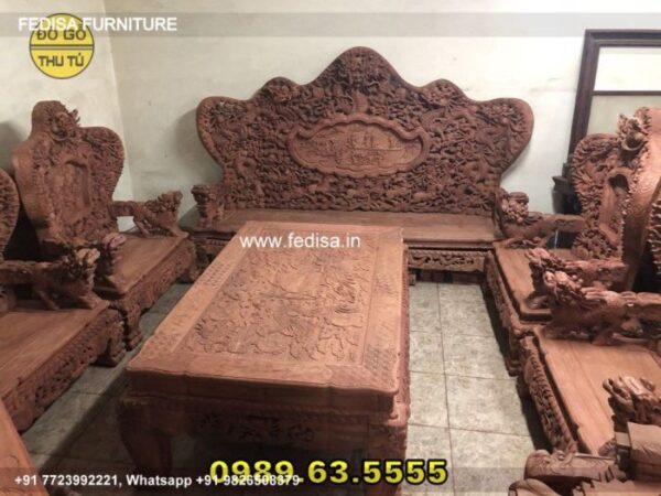 Wooden Sofa Set Wooden Square Sofa Set No-1853 Wooden Sofa 5 Seater