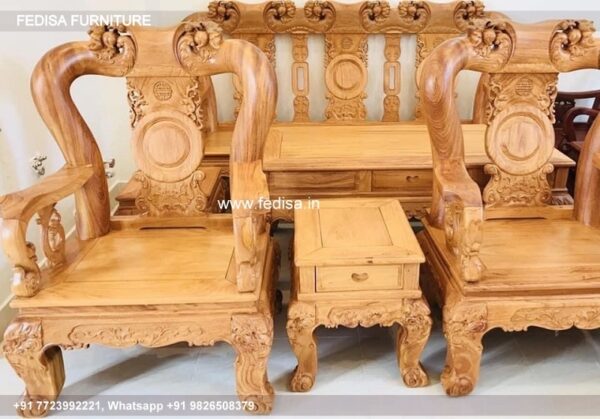 Wooden Sofa Set Wooden Home Decor Sofa Set No-1934 Luxury Wooden Sofa Set