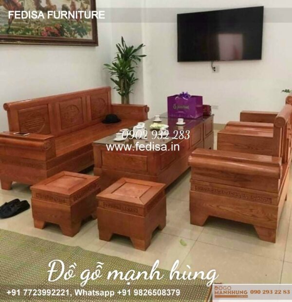 Wooden Sofa Set Wooden Sofa Set 15001 No-2001 17 Seater Wooden Sofa Set