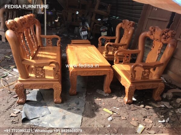 Wooden Sofa Set Wooden Price Of 3 Seater Sofa No-2109 Latest Wooden Sofa