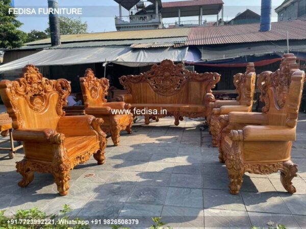 Wooden Sofa Set Wooden Maharaja Wooden Sofa Set No-2244 Wooden Sofa Set Near Me