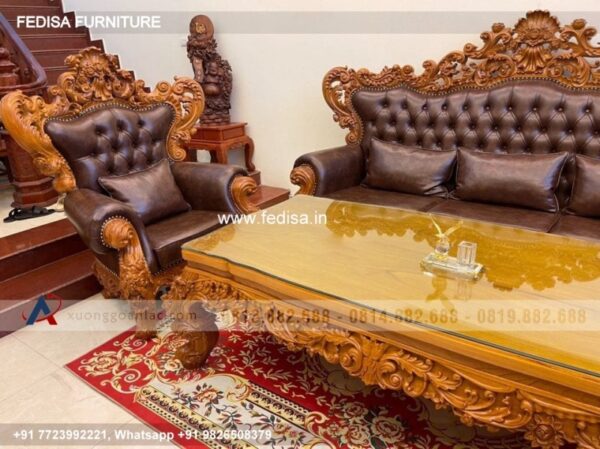 Wooden Sofa Set Wooden L Shape Sofa Damro No-2257 Amazon Wooden Sofa Set