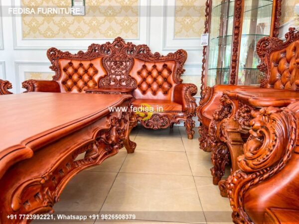 Wooden Sofa Set Wooden 6 Seater Sofa Set Online No-2267 Wooden Corner Sofa