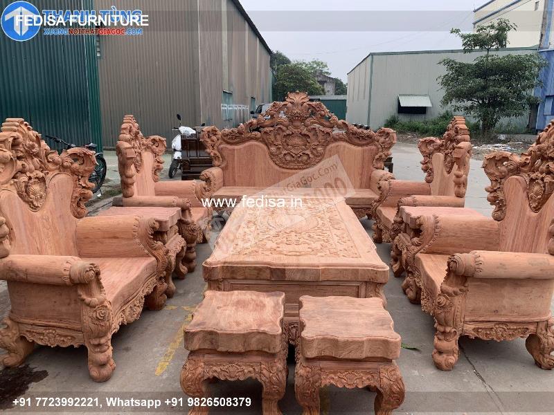 Wooden Sofa Set Wooden Brown Sofa Set Living Room No-2314 Wooden Frame Sofa Set