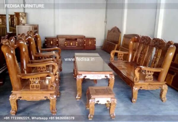 Wooden Sofa Set Wooden 6 Set Sofa No-2325 Old Wooden Sofa Set Olx