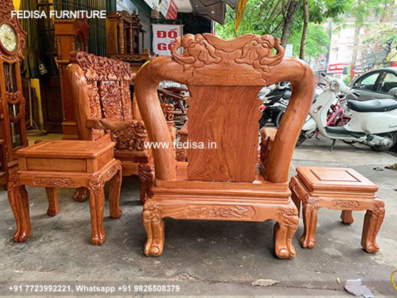 Wooden Sofa Set Wooden Lotus Sofa Set No-2407 Wooden Sofa Online