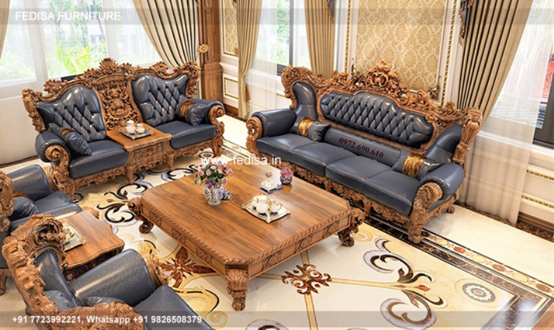 Wooden Sofa Set Wooden Sofa Set For Living Room No-2600 11 Seater Wooden Sofa Set