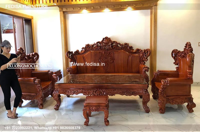 Wooden Sofa Set Wooden L Shape Sofa Bed No-2625 Wooden Sofa Frame Manufacturers