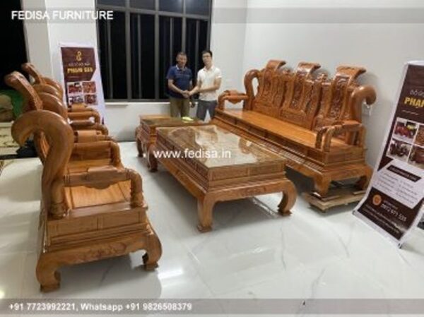 Wooden Sofa Set Wooden Couch And Recliner Set No-2690 Wooden Sofa Frame Manufacturers