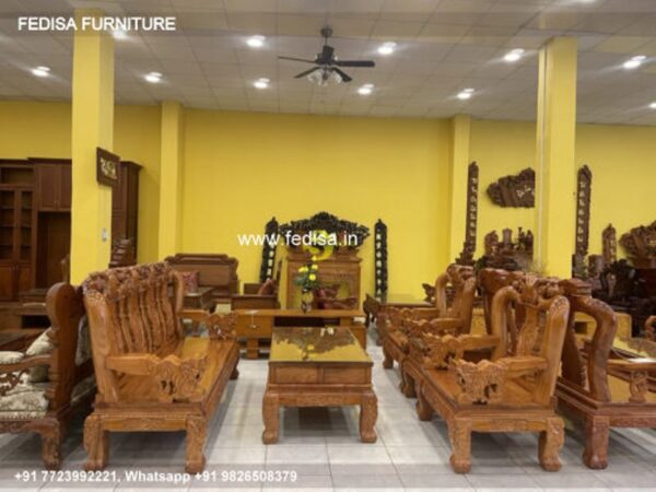 Wooden Sofa Set Wooden L Shape Sofa Set Wooden No-2900 12 Seater Wooden Sofa Set