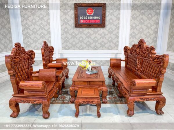 Wooden Sofa Set Wooden White Leather Couch Set No-2905 Wooden Sofa Set Price
