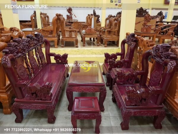 Wooden Sofa Set Wooden Leather Reclining Living Room Sets No-2915 Urban Ladder Wooden Sofa