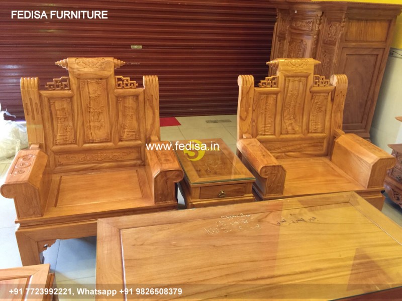 Wooden Sofa Set Wooden L Shaped Chesterfield Sofa No-2920 Wooden Corner Sofa Set