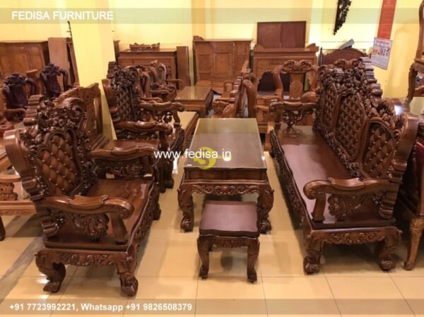 Wooden Sofa Set Wooden Long Sofa Set No-2938 Modern Wooden Sofa Set