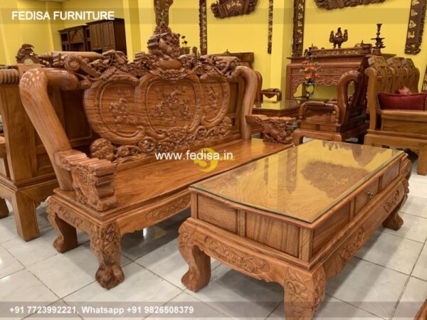 Wooden Sofa Set Wooden Seven Seater Sofa Set No-2964 Old Wooden Sofa Set Olx