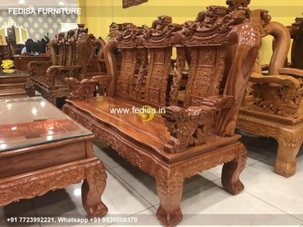 Wooden Sofa Set Wooden Pure Leather Sofa Set No-2977 Wooden Sofa Cushion Price