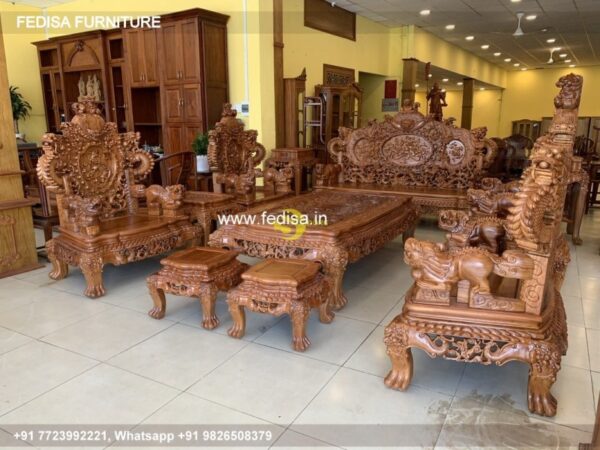 Wooden Sofa Set Wooden Pipe Sofa Set No-3005 Simple Sofa Set Wooden
