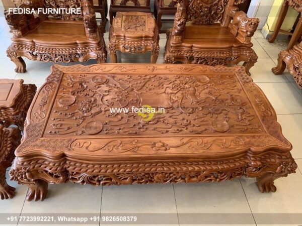 Wooden Sofa Set Wooden Blue Sofa Sectional No-3009 Flipkart Wooden Sofa Set