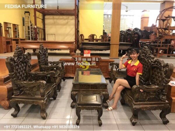 Wooden Sofa Set Wooden Burgundy Living Room Set No-3027 Wooden Sofa Chair Price