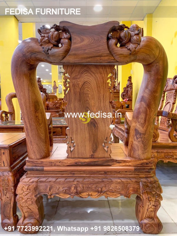 Wooden Sofa Set Wooden Luxury Sofa Set For Living Room No-3060 Wooden Carved Sofa Set